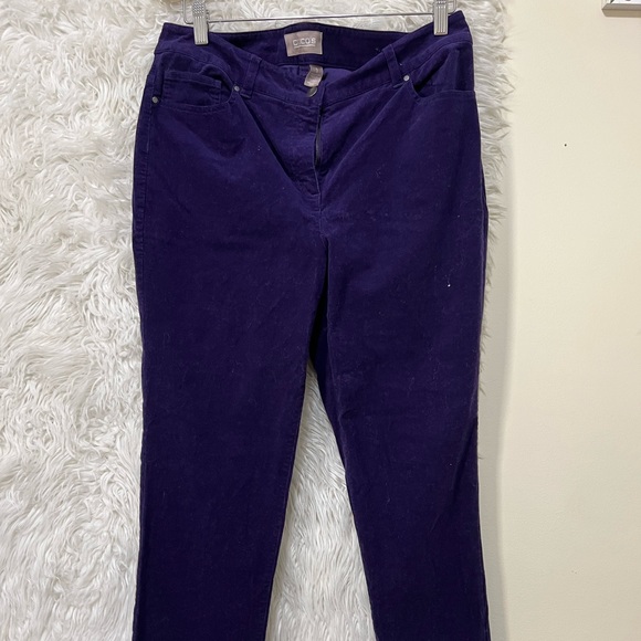 Selling this beautiful corduroy Chico’s pants size 1 - Picture 1 of 3